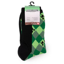 Load image into Gallery viewer, Minecraft Creeper Men's Sock Set ' 3 Pairs