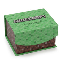 Load image into Gallery viewer, Minecraft Creeper Hidden Message Silver Tie Bar