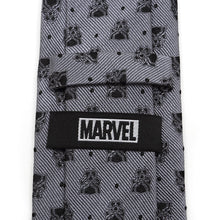 Load image into Gallery viewer, Marvel Black Panther Gray Dot Tie