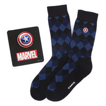 Load image into Gallery viewer, Marvel Captain America Argyle Blue Gift Set
