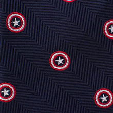 Load image into Gallery viewer, Marvel Captain America Navy Tie