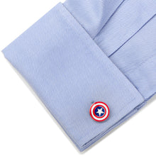 Load image into Gallery viewer, Marvel Captain America Shield Cufflinks