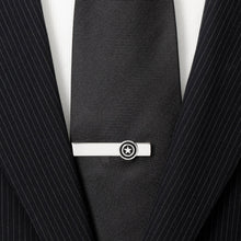 Load image into Gallery viewer, Marvel Captain America Silver Hidden Message Tie Bar