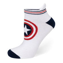Load image into Gallery viewer, Marvel Captain America White Ankle Gift Set