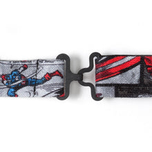 Load image into Gallery viewer, Marvel Captain America Comic Gray Men's Bow Tie