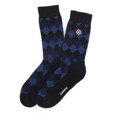 Load image into Gallery viewer, Marvel Argyle 3 Socks Pack and Lapel Pin Gift Set