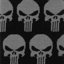 Load image into Gallery viewer, Marvel Punisher Black Socks and Silver Lapel Pin Gift Set