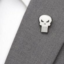 Load image into Gallery viewer, Marvel The Punisher Silver Lapel Pin