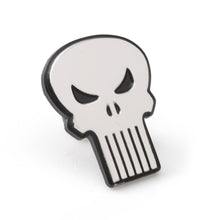 Load image into Gallery viewer, Marvel The Punisher Silver Lapel Pin