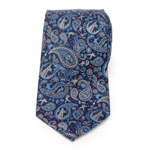 Load image into Gallery viewer, Marvel Avengers Blue Multi Paisley Men's Tie