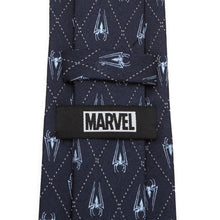 Load image into Gallery viewer, Marvel Spider-Man Diamond Navy Men's Tie
