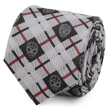 Load image into Gallery viewer, Marvel Spider-Man Plaid Black Men's Tie