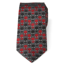 Load image into Gallery viewer, Marvel Spider-Man Chevron Red Black Men's Tie