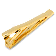 Load image into Gallery viewer, Gold and Onyx Inlaid Tie Clip
