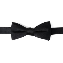 Load image into Gallery viewer, Black Silk Bow Pre-Tie