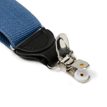 Load image into Gallery viewer, Blue Convertible Suspenders