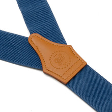 Load image into Gallery viewer, Blue Convertible Suspenders