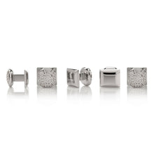 Load image into Gallery viewer, Stainless Steel White Pave Crystal 5-Studs