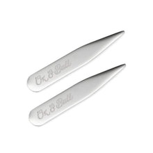 Load image into Gallery viewer, Stainless Steel Engravable Short Collar Stays
