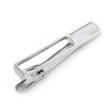 Load image into Gallery viewer, Die Cut Mother of Pearl Stainless Steel Tie Clip