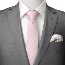 Load image into Gallery viewer, Pink Art Deco Men's Tie