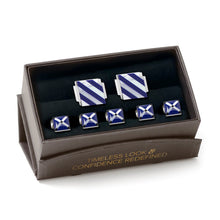 Load image into Gallery viewer, Mother of Pearl Floating and Diamond 5-Stud Set