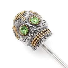 Load image into Gallery viewer, Sterling Silver Skull Stick Pin