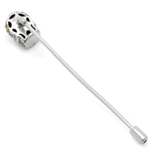 Load image into Gallery viewer, Sterling Silver Skull Stick Pin