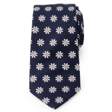 Load image into Gallery viewer, Daisy Navy Blue Men's Tie