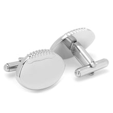 Load image into Gallery viewer, Stainless Steel Engravable Football Cufflinks