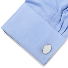 Load image into Gallery viewer, Stainless Steel Engravable Football Cufflinks