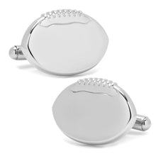 Load image into Gallery viewer, Stainless Steel Engravable Football Cufflinks