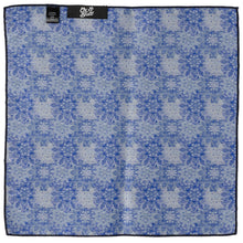 Load image into Gallery viewer, Navy Floral Pocket Square