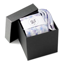 Load image into Gallery viewer, Watercolor Lavender Tie and Pocket Square Gift Set