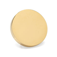 Load image into Gallery viewer, Gold Stainless Steel Round Infinity Engravable Lapel Pin