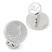 Load image into Gallery viewer, Golf Fore Silver Cufflinks