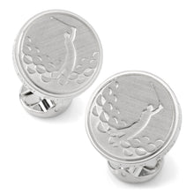 Load image into Gallery viewer, Golf Fore Silver Cufflinks