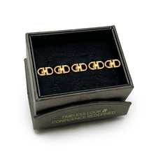 Load image into Gallery viewer, Horse Bit Gold Stainless Steel 5-Studs