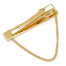 Load image into Gallery viewer, Stainless Steel Gold Chain Tie Clip