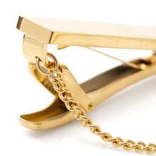 Load image into Gallery viewer, Stainless Steel Gold Chain Tie Clip