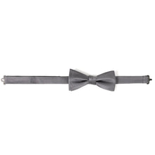 Load image into Gallery viewer, Gray Silk Bow Pre-Tie