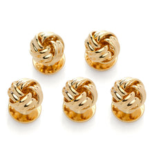 Load image into Gallery viewer, Gold Knot 5-Studs