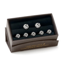 Load image into Gallery viewer, Silver Knot 5-Stud Set