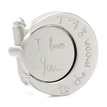 Load image into Gallery viewer, Love You to the Moon and Back Cufflinks
