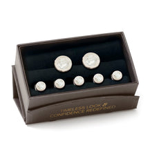 Load image into Gallery viewer, Mosaic Mother of Pearl 5-Stud Set