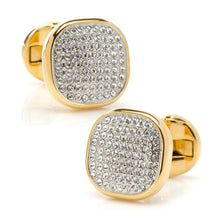 Load image into Gallery viewer, Mixed Gold White Pave Crystal 5-Stud Set