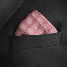 Load image into Gallery viewer, Dusty Blush Floral Motif Pocket Square