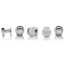 Load image into Gallery viewer, Stainless Steel Tartan Plaid 5-Studs