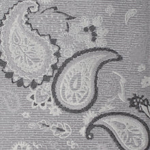 Load image into Gallery viewer, Gray Paisley Men's Tie