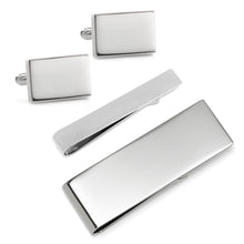 Load image into Gallery viewer, Engravable Rectangle Infinity 3-Piece Gift Set